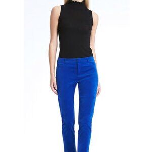 Banana Republic Sloan Fit Blue Velvet Pants, size 12L